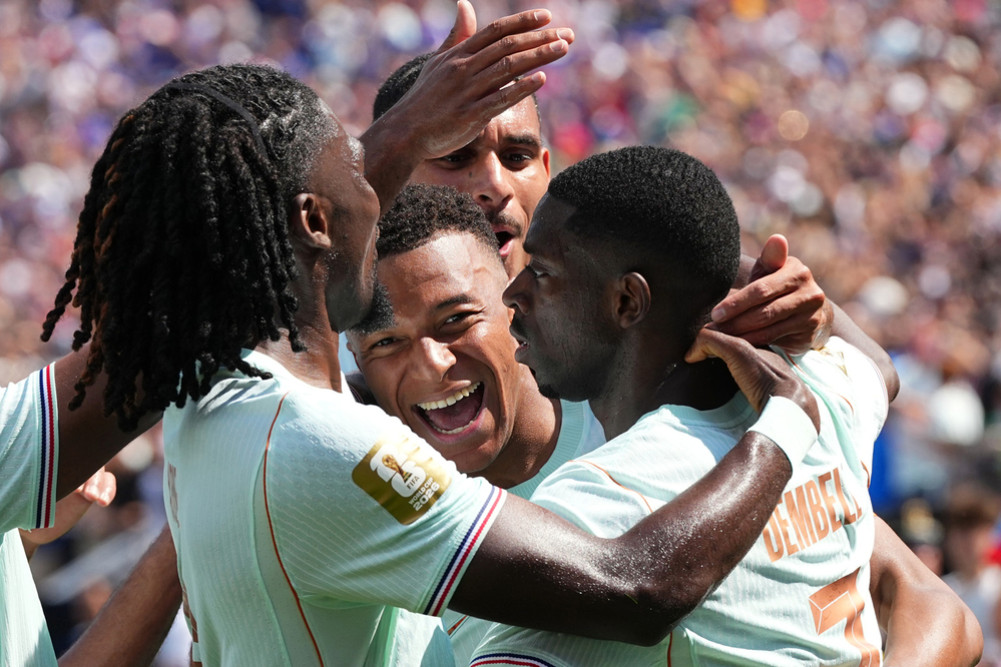 Dembele's hat-trick leads France to victory over Norway