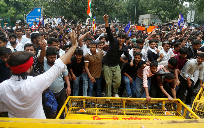 Demands for education system reform cause uproar from Delhi's streets to Parliament