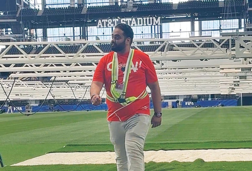 A Nepali associated with the World Cup