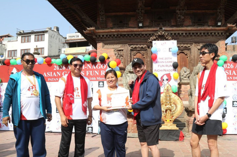 Fun run to spread the message of Asian Games