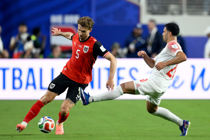 Austria leads by one goal