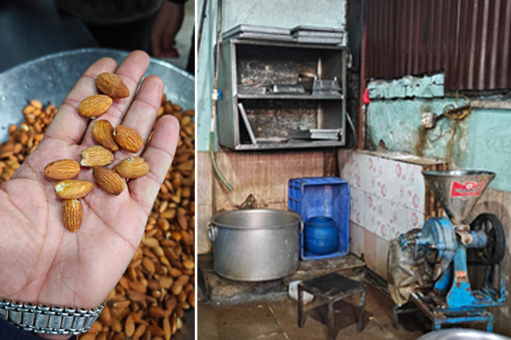 Insect-infested almonds found at 'Bagmati Sweets', production and sale banned