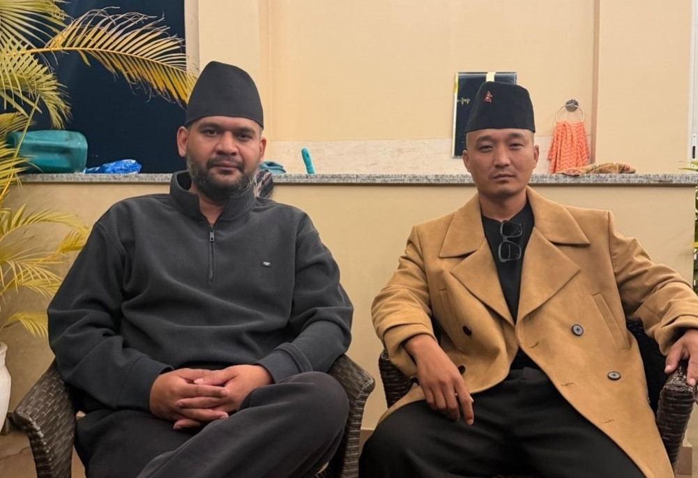 Sudhan Gurung, who has joined the Rashtriya Swayamsevak Sangh (RSS), is running as a candidate from Gorkha 1.