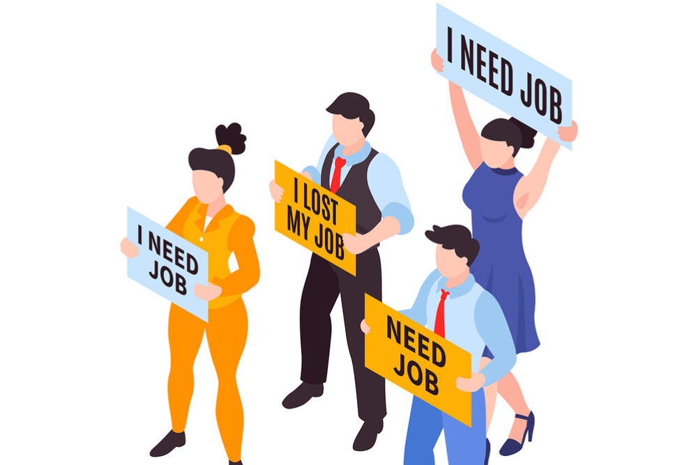Statistics Office finding out the number of unemployed