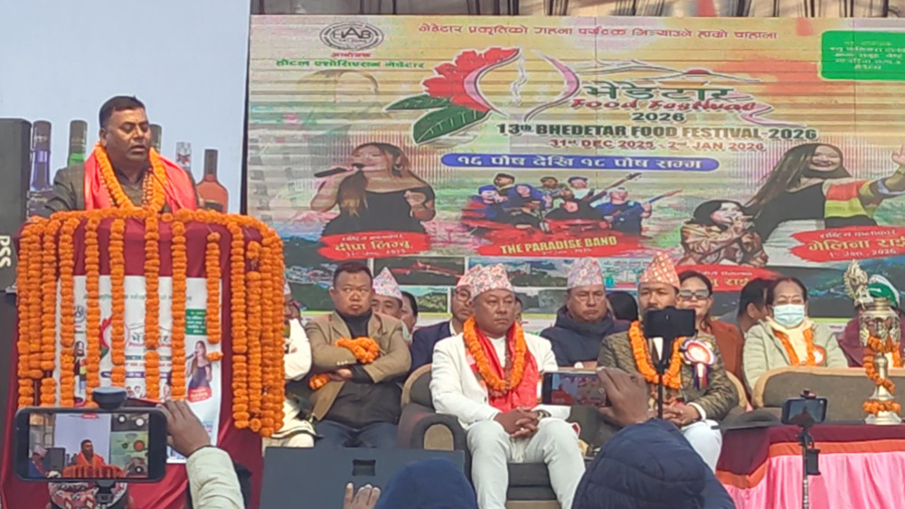 13th edition of the food festival begins at the tourist destination of Bhedetar