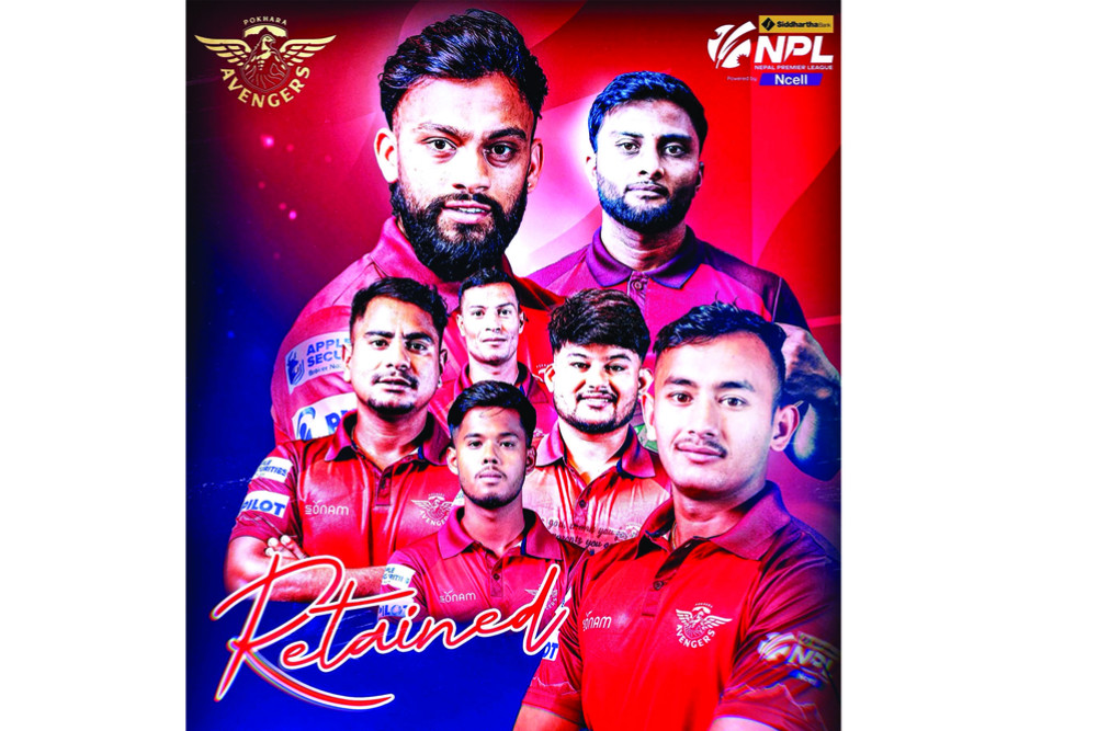 Retained with Kushal Bhurtel from Pokhara