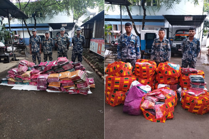 Armed Police seize customs evasion materials worth Rs. 2.3 million