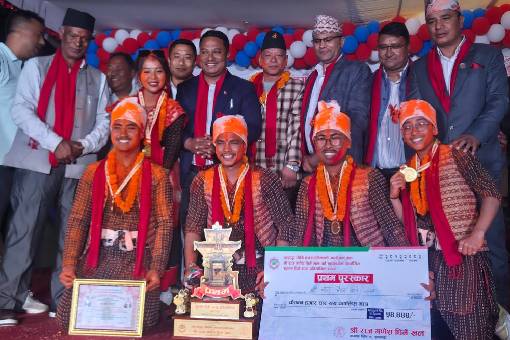 Open Dhime Baja competition organized by Madhyapur Thimi Municipality concluded