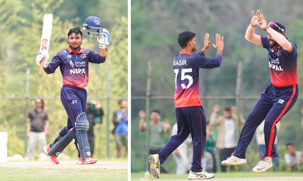 Nepal 'A' clean sweeps US and Scotland