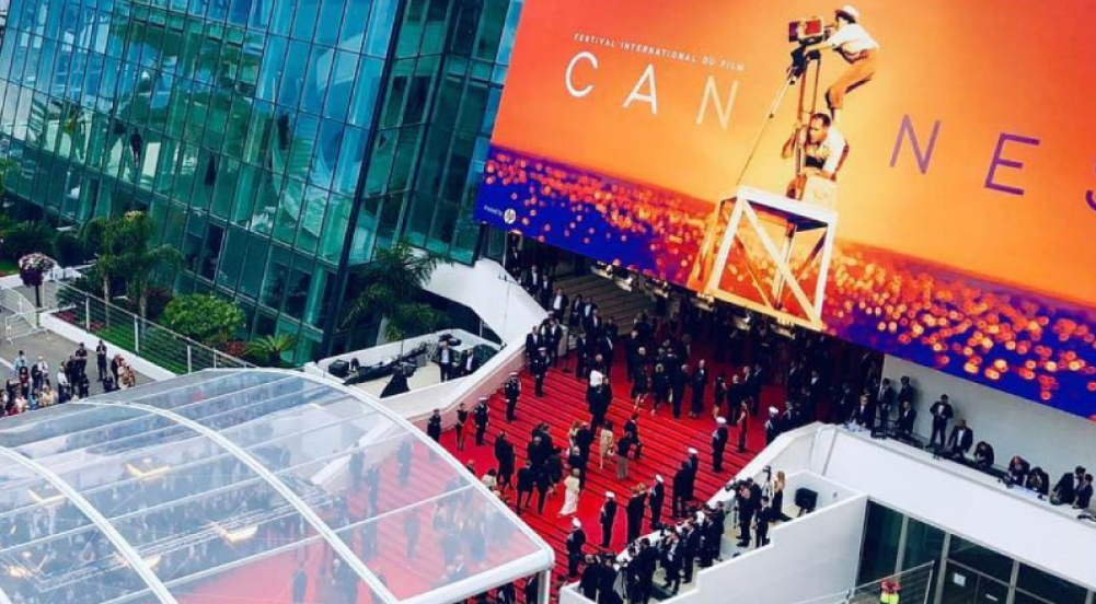 Film Development Board's stall at the Cannes Film Festival