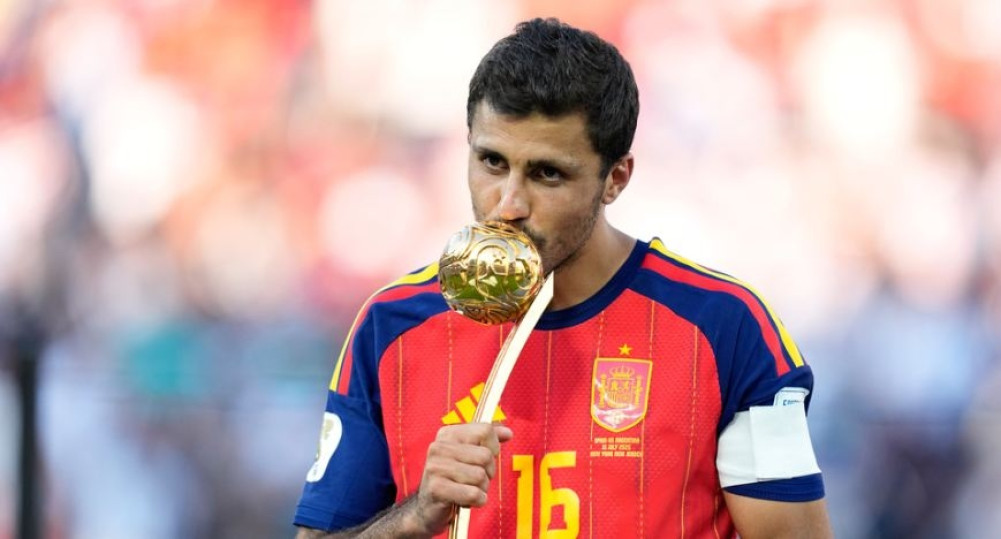Spain captain Rodri wins Golden Ball award