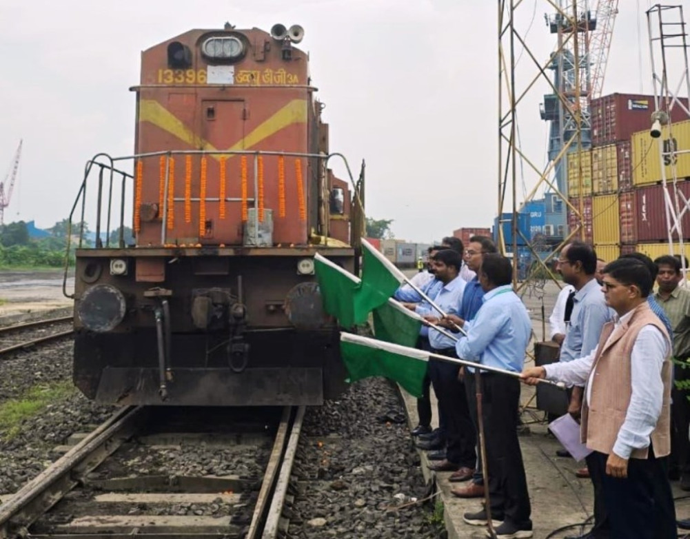 Cargo train from Kolkata arriving in Biratnagar on Sunday