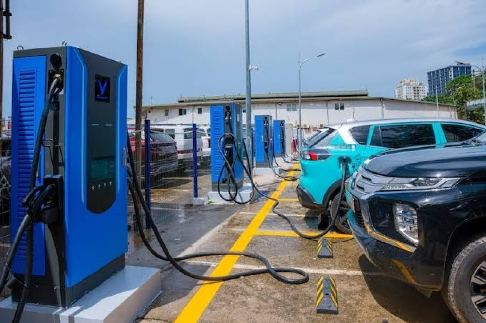 Electric vehicle use is increasing in developing countries, but charging stations are limited