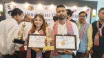 Rupesh Jaiswal and Kritisa Adhikari are national chess champions.