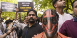 CJP's first protest at Jantar Mantar, demands Education Minister's resignation