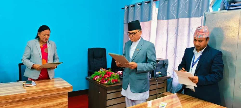 Newly appointed Secretary of Karnali Provincial Assembly Khadka takes charge