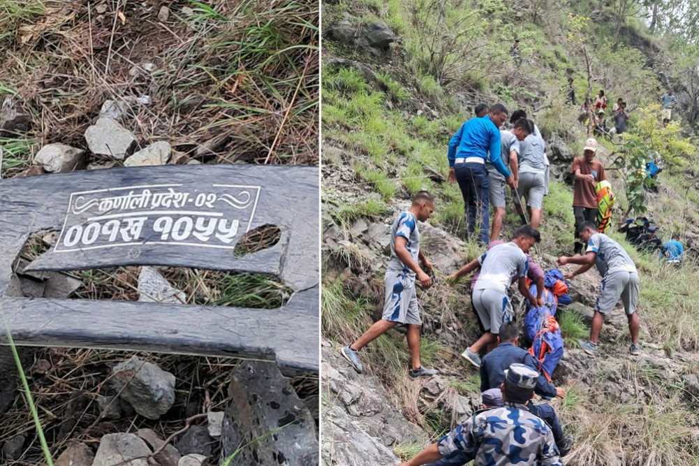 Dailekh accident: Vehicle that fell into Karnali river still not found