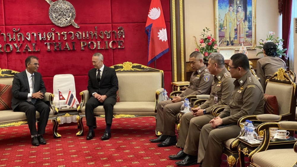 Nepal and Thailand to cooperate in combating human trafficking and cybercrime