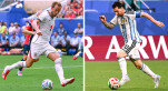 Argentina and England match in Bachita, Falklands