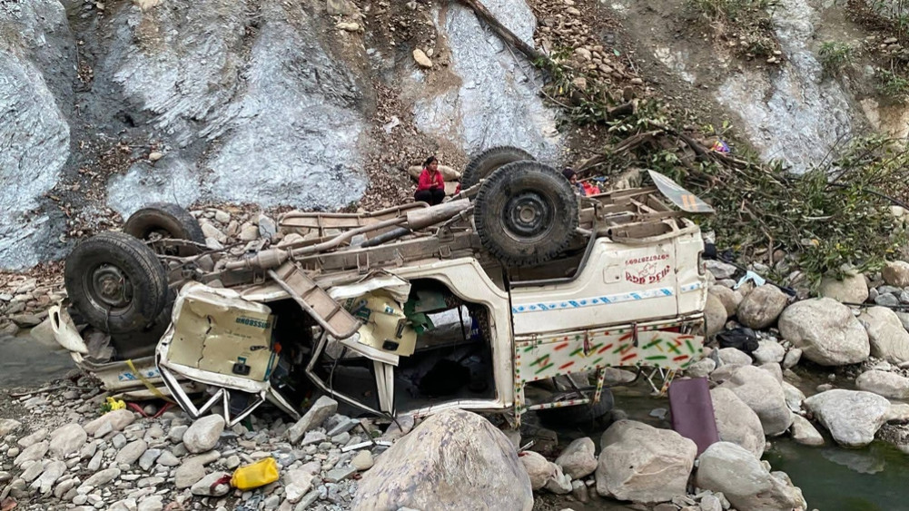 2 killed, 6 injured in jeep accident in Krishnapur, Kanchanpur