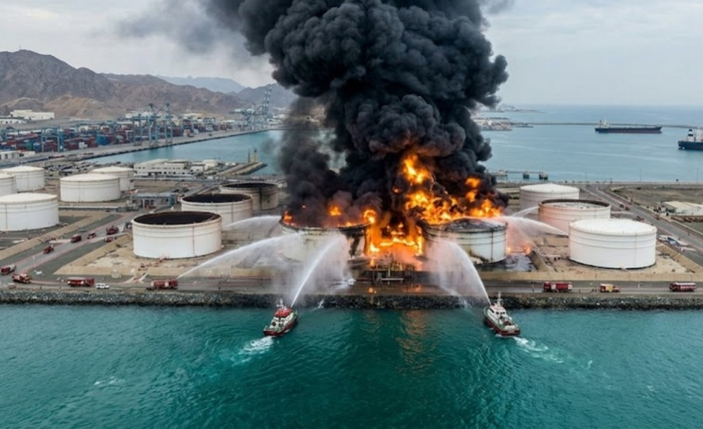 Iran attacks UAE's Fujairah port