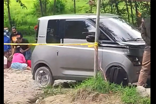 Woman’s body found burned inside a car in Tarkeshwar, Kathmandu