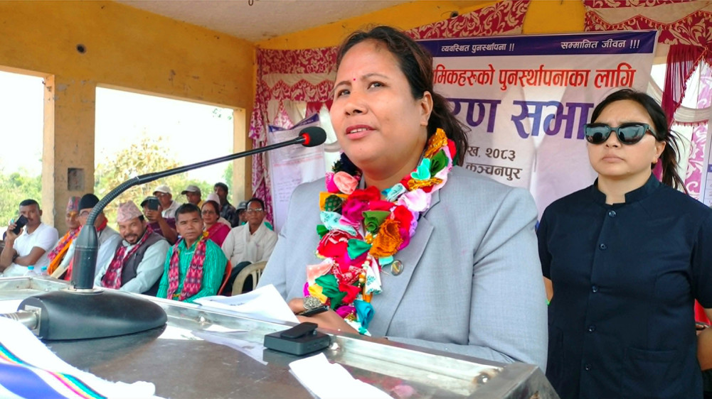 Government committed to solving problems of Muktakamaihiya and other communities: Minister Chaudhary