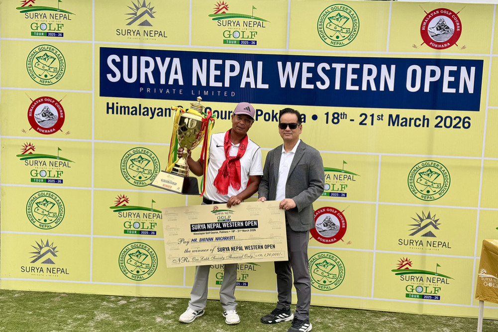 Bhuvan wins Surya Nepal Western Open title