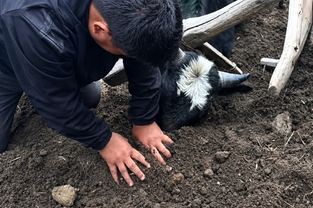 Jaliram arrested for burying cow's mouth in soil