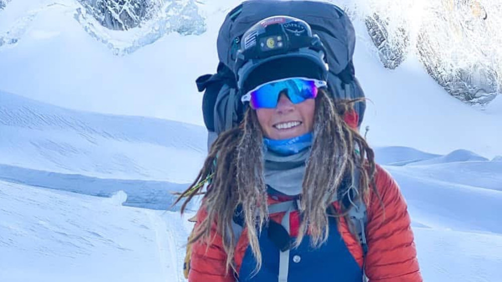 Norwegian climber Kristin Harila climbs Nuptse