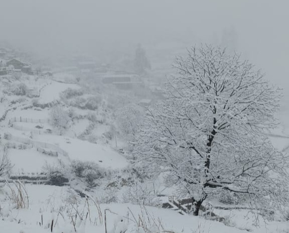 Snowfall again in Dolpa