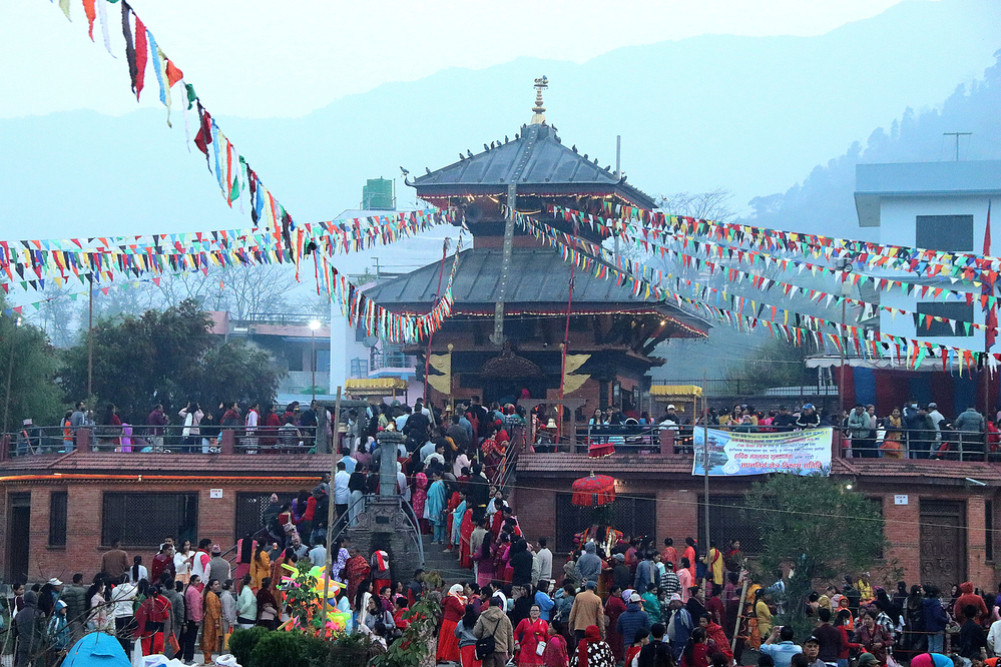 Sapna Tirtha Mela begins in Tokha, crowds of devotees gather