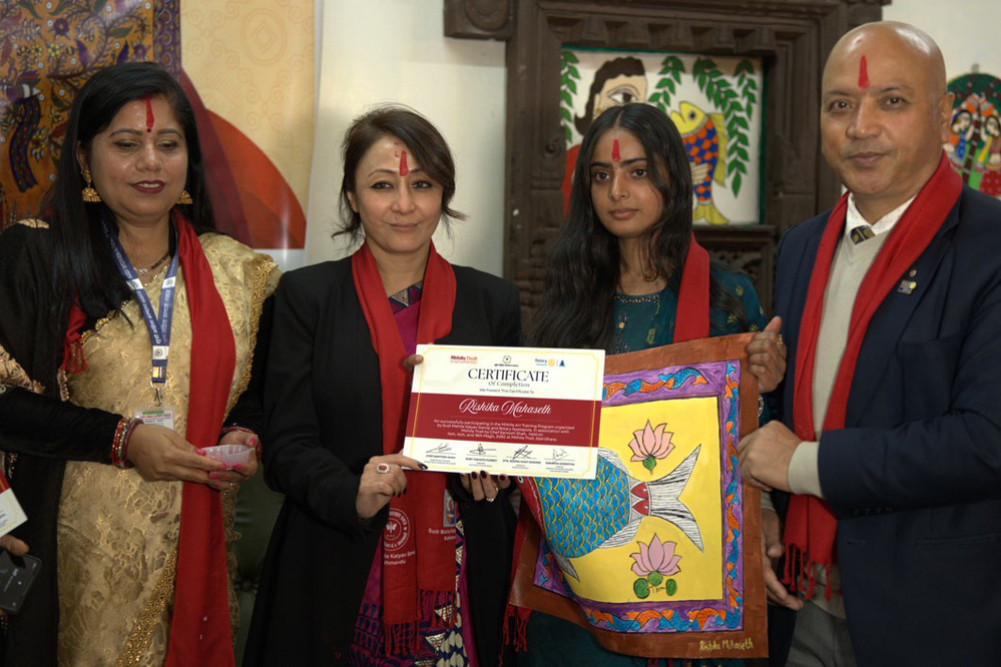 Intergenerational transmission of art can be facilitated only if it is linked to a source of income: Minister Shrestha