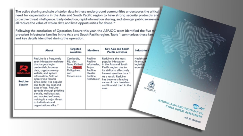 Interpol warns - Nepal targeted by 'Infostealer' malware