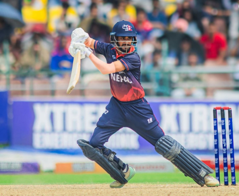 Nepal's highest score in Kirtipur