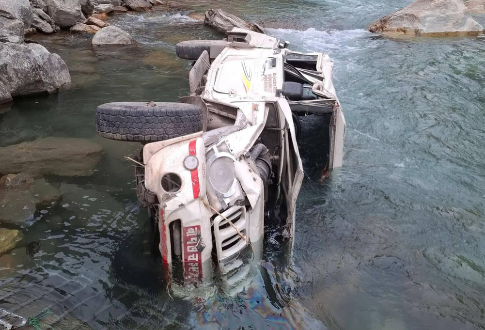 Jeep accident in Dolpa: Driver dies