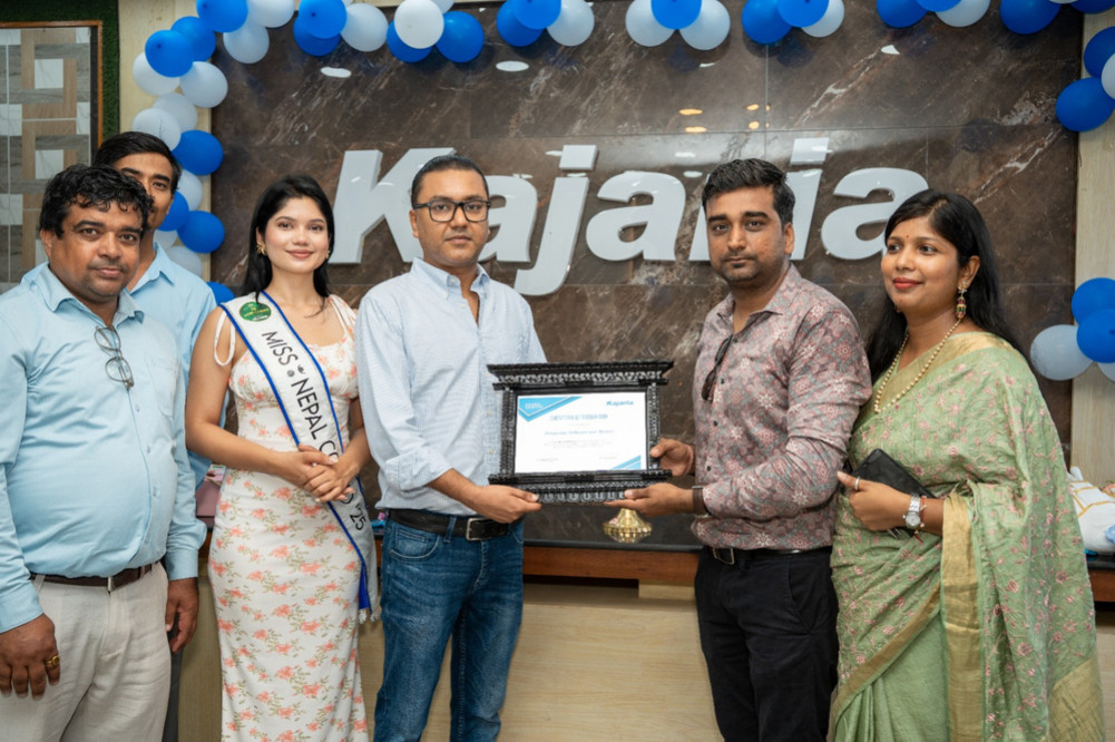 Kajaria Ramesh Tiles' new showroom in Morang