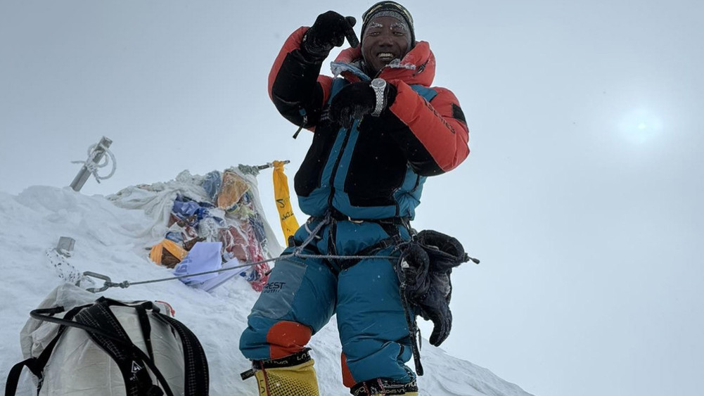 Kami Rita climbs Mount Everest for the 32nd time, breaks her own record