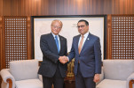 Finance Minister Wagle meets with ADB President Kanda