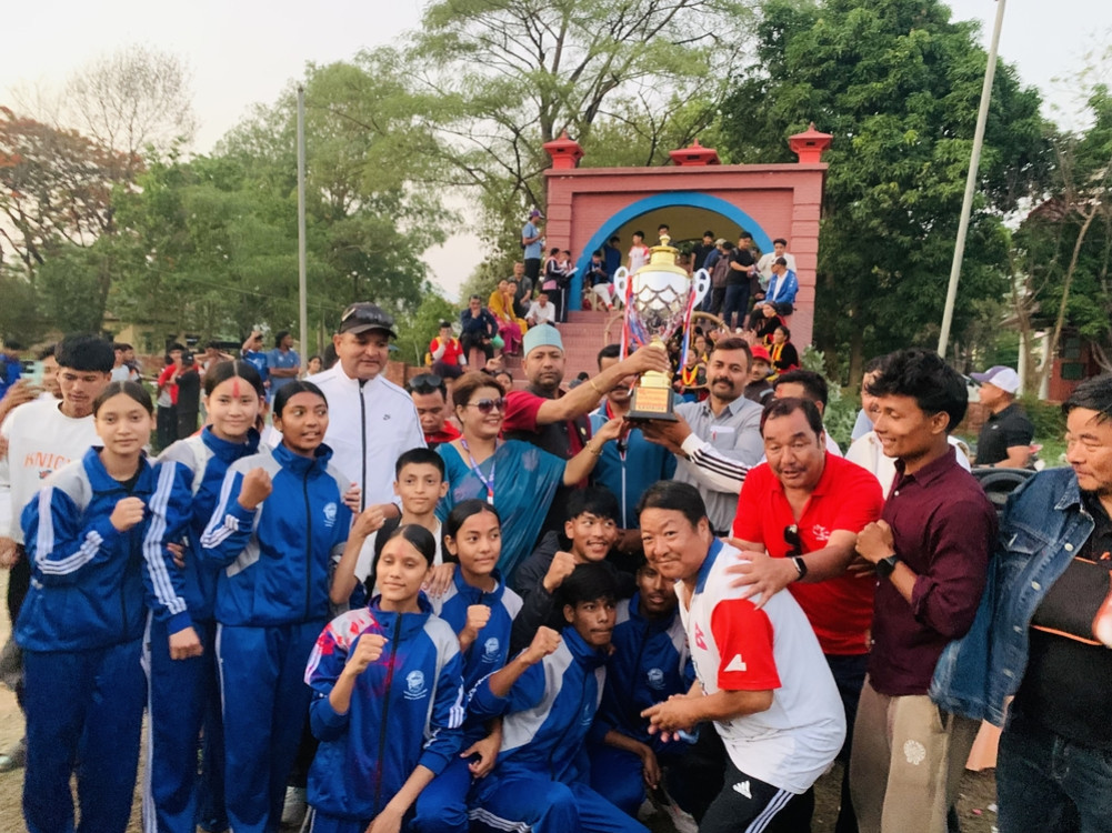 Dang wins Lumbini Province President's Running Shield title
