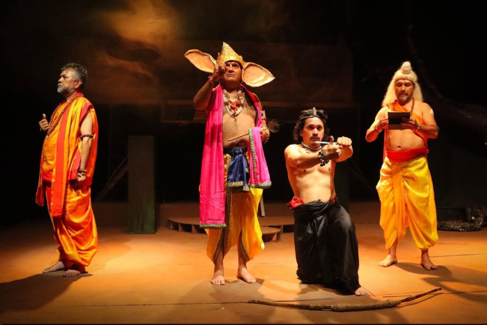 The play 'Mahabharata', a debate on the caste system!