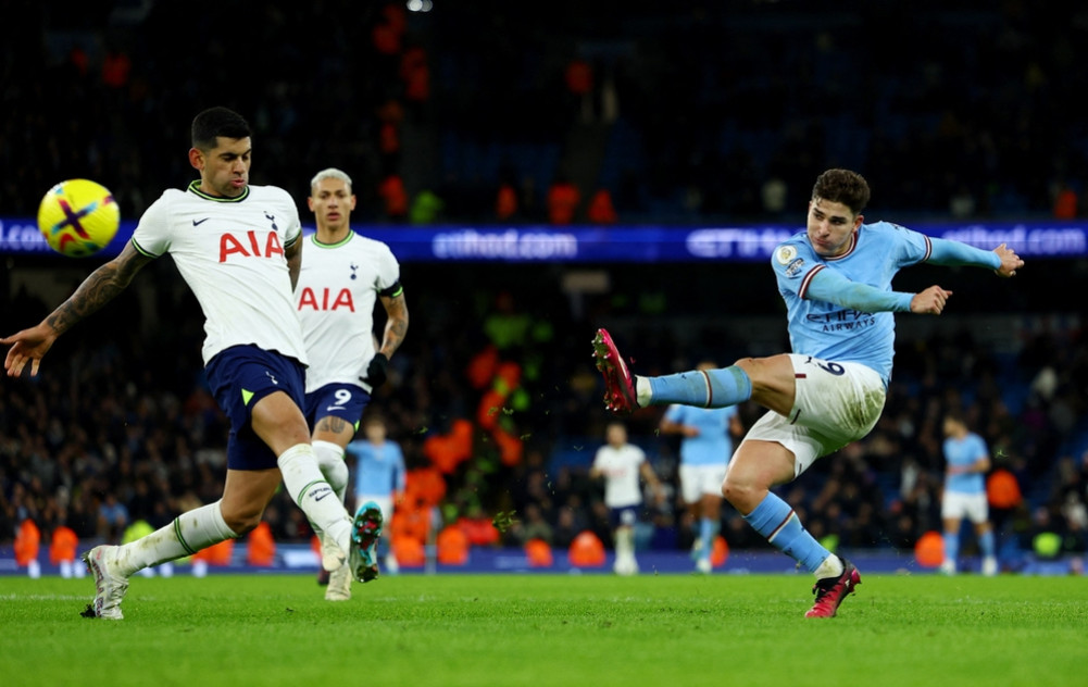 City draw with Tottenham