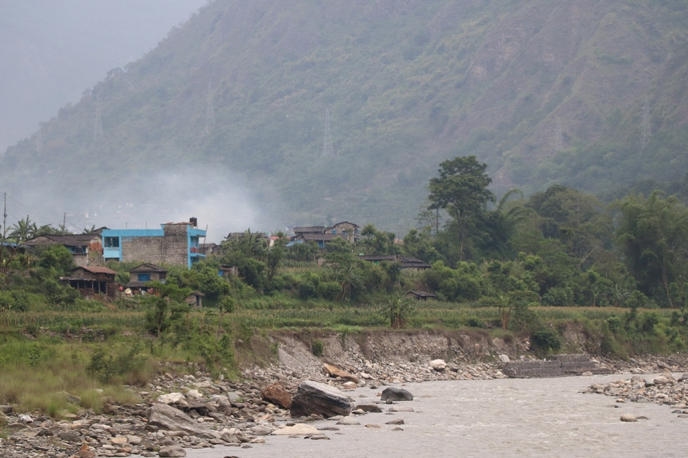 Myagdi River erosion and floods pose a threat to Mangala