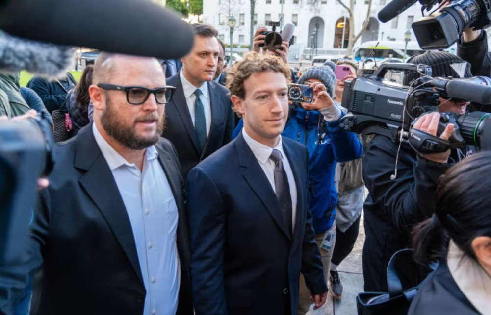 Zuckerberg gives statement in court as debate over 'social media addiction in children' heats up