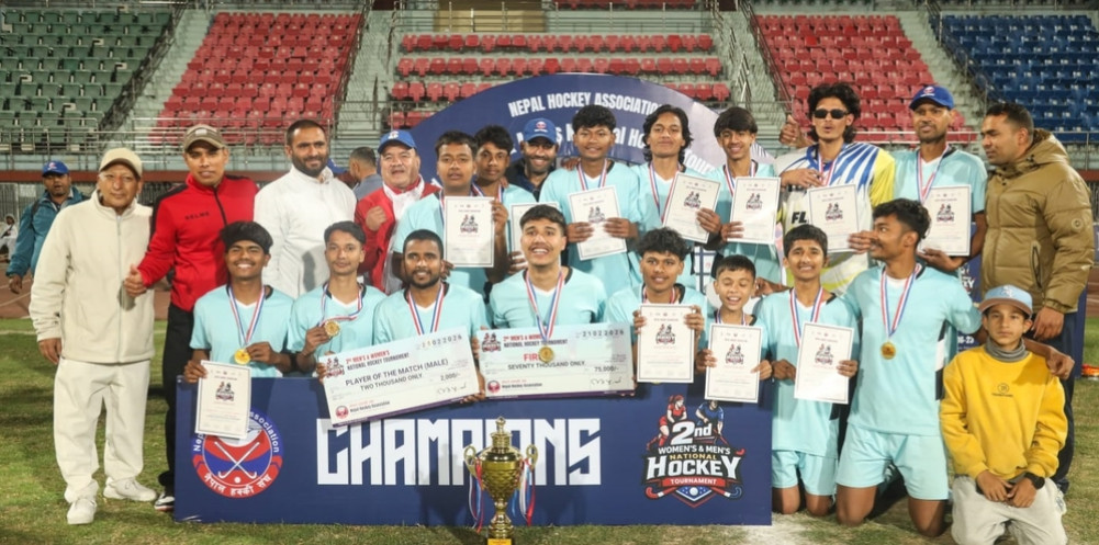 Far Western and Gandaki National Hockey Champions