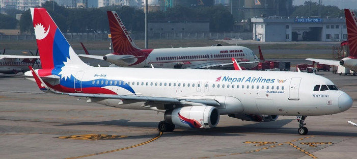 Nepal Airlines Corporation's narrow-body aircraft grounded in Delhi due to technical issues