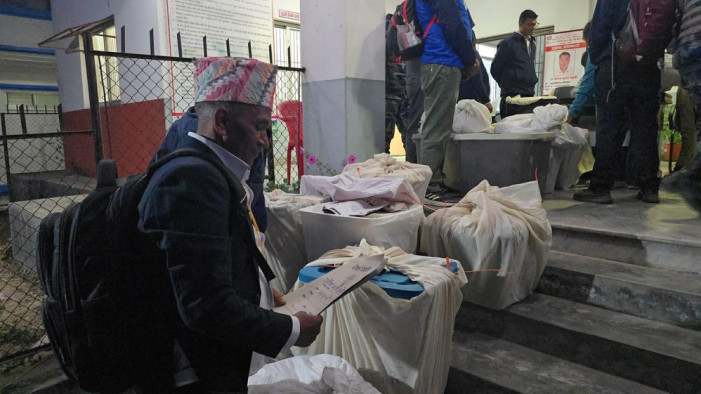 All ballot boxes brought to Okhaldhunga district headquarters, all-party meeting at 10 am