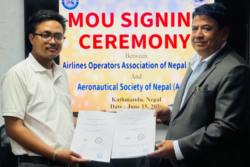 MoU between airline operators and Aeronautical Society to strengthen aviation industry