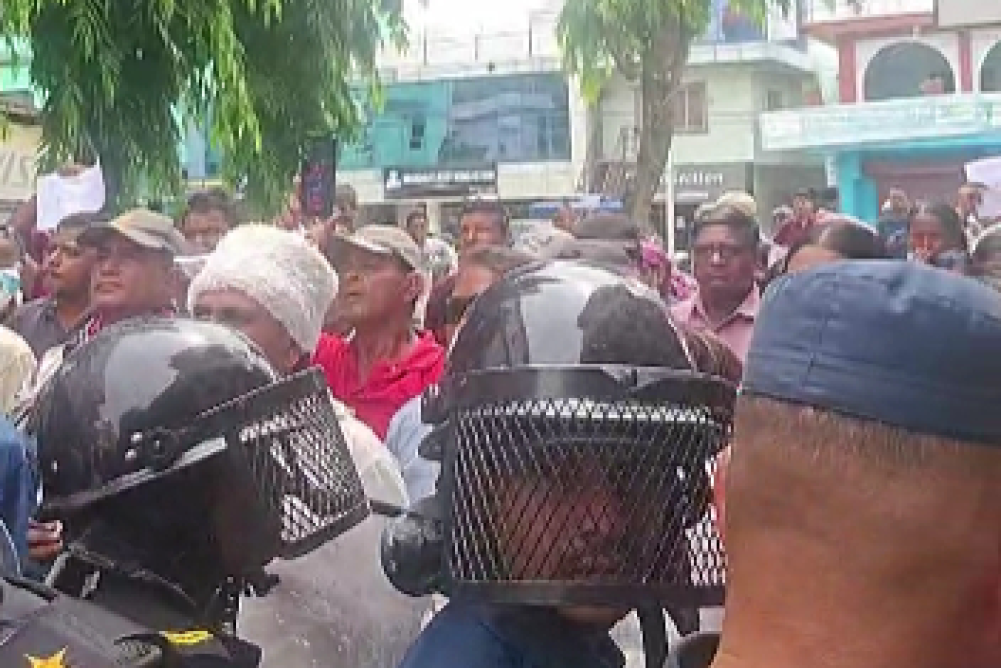 Slogans Chanted Against Govinda KC at the Protest Site