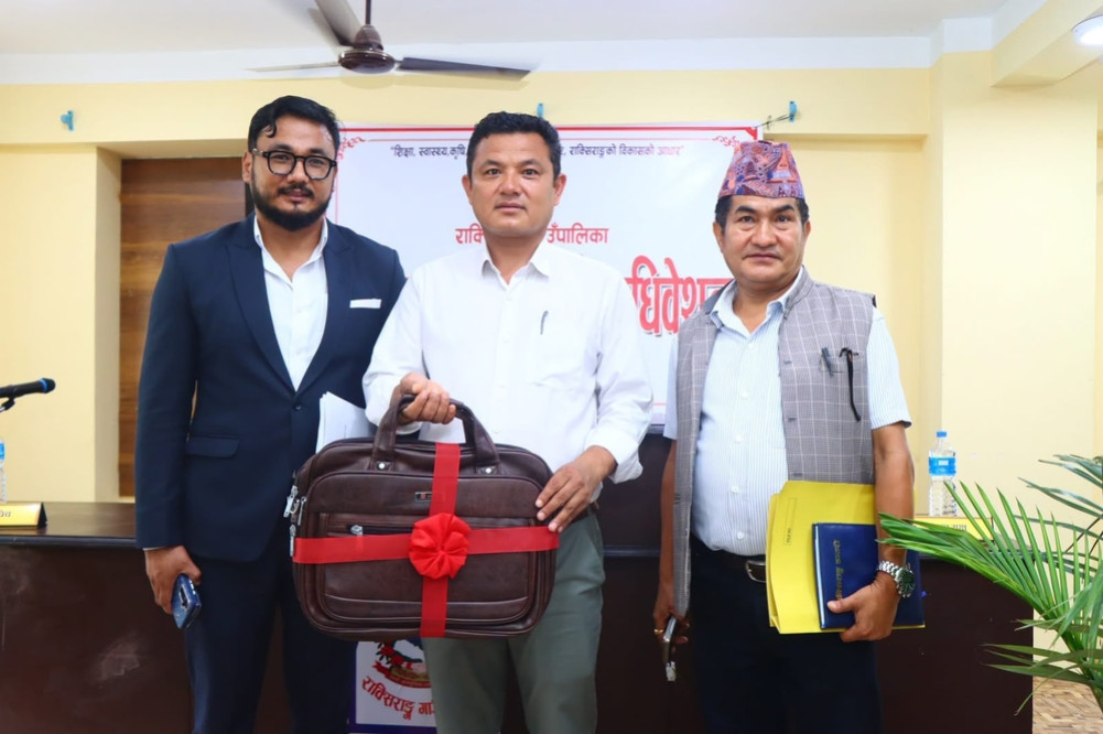 Raksirang Rural Municipality presents budget 12 days late
